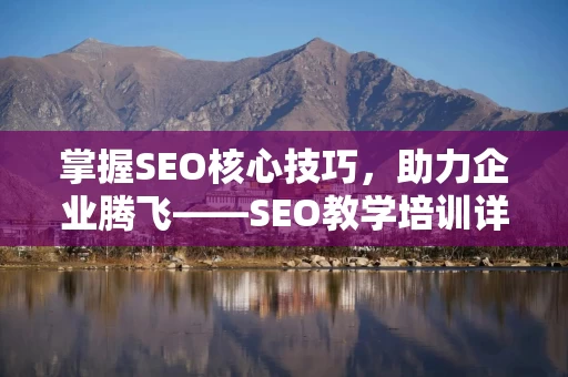 掌握SEO核心技巧，助力企业腾飞——SEO教学培训详解