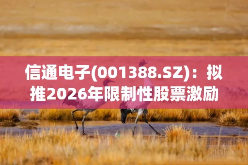 信通电子(001388.SZ)：拟推2026年限制性股票激励计划