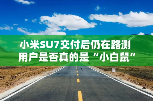 小米SU7交付后仍在路测 用户是否真的是“小白鼠”？ 