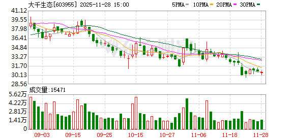 高管动向 | 大千生态：1年前因“易主”当选的董事长张源辞职 副董事长段力平代行职责