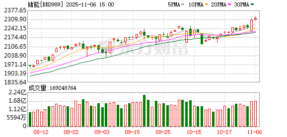 “新增装机翻倍”！储能绩优股年内狂飙(表格)