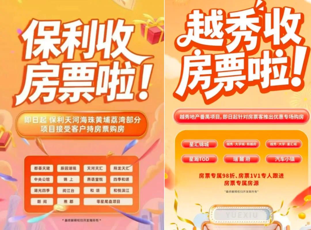 房票认购量占比达65%!广州黄埔拆迁户楼市“扫货”,开发商主动收房票