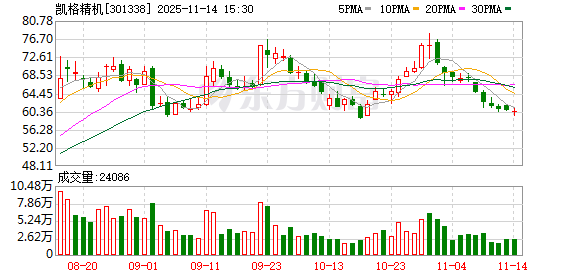 凯格精机总经理涉嫌危险驾驶被取保候审 任职仅一个月