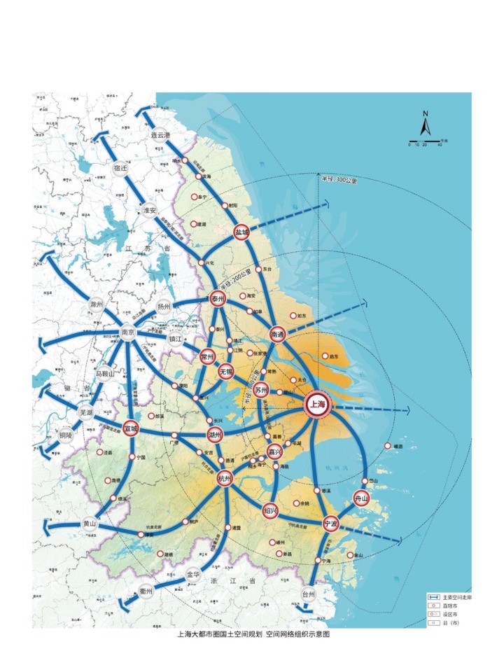 上海大都市圈国土空间规划中 覆盖长三角14城 这个圈子为何划这么大?