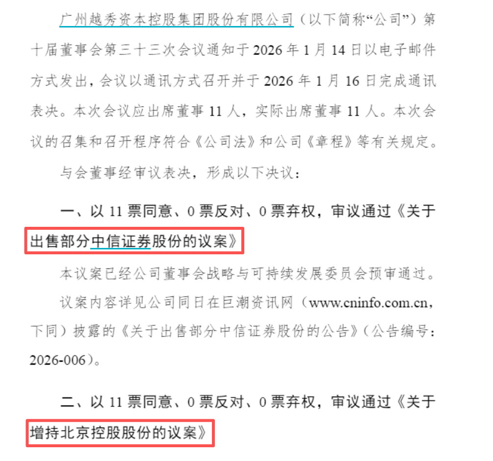 大动作!董事长刚变更,2100亿资本巨头就出手:拟减持中信证券1%股份,最多10亿增持这只股