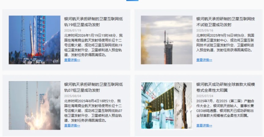 “国家队”入局 商业航天资本化再添“硬核”大将!银河航天参股及合作公司曝光