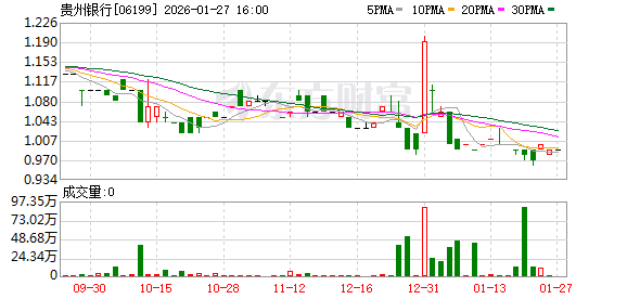 国资股东接连出手！贵州银行1亿股股票法拍落定，另有逾6000万股打折变卖中